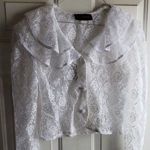 Beautiful White Lace Blouse